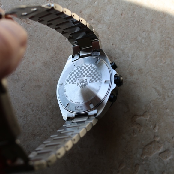 Tag Heuer CAZ1010.BA0842 Mens Formula 1 Watch Black Silver Chronograph Stainless - Picture 5 of 16